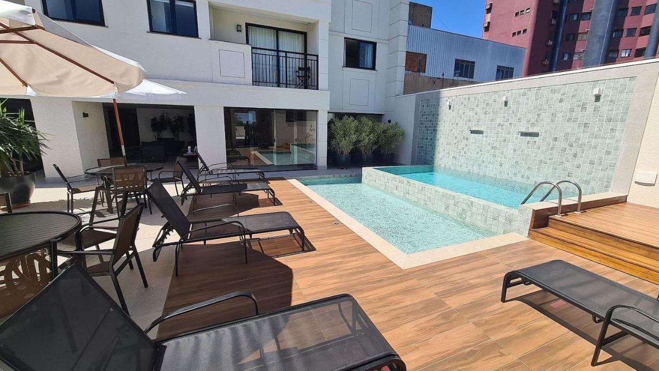 フォス・ド・イグアスLindo E Moderno Apartamento Studio No Centroアパートメント エクステリア 写真